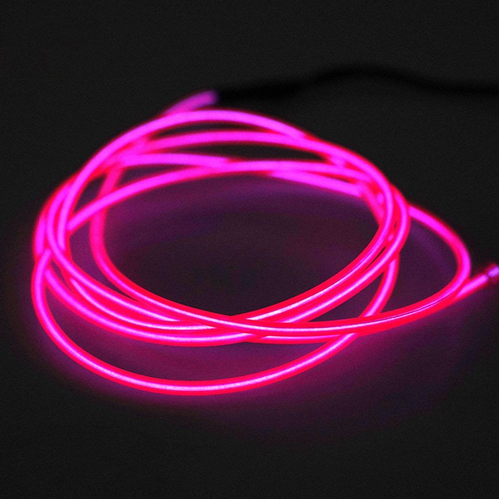131cm Electric Scooter Modified Safety Warning Ambient Light Folding E-Bike Battery Powered Flexible Wire Rope Lights