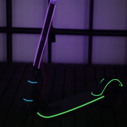 131cm Electric Scooter Modified Safety Warning Ambient Light Folding E-Bike Battery Powered Flexible Wire Rope Lights