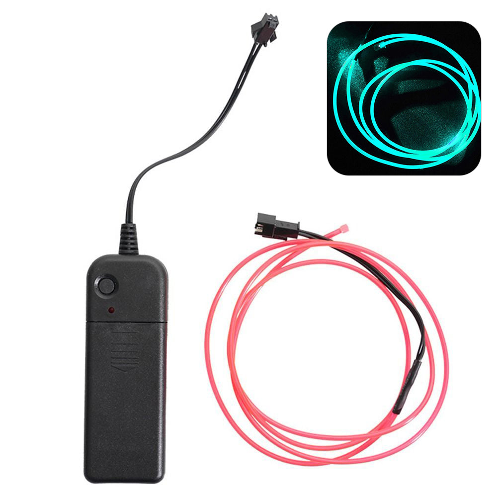 131cm Electric Scooter Modified Safety Warning Ambient Light Folding E-Bike Battery Powered Flexible Wire Rope Lights