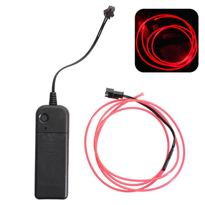 131cm Electric Scooter Modified Safety Warning Ambient Light Folding E-Bike Battery Powered Flexible Wire Rope Lights