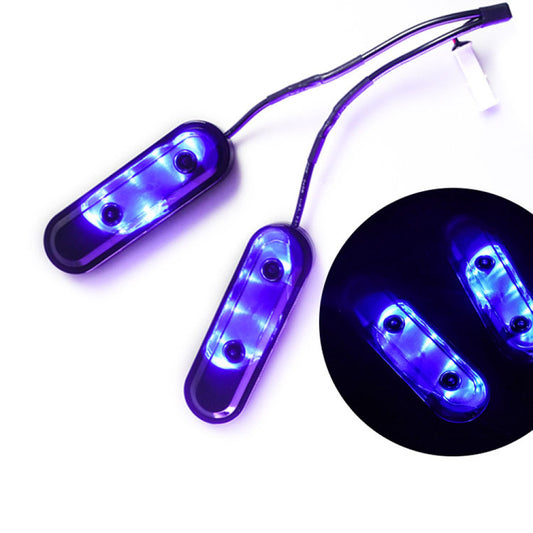 1Pair Cable Powered Taillight for Xiaomi M365 / Pro / 1s Electric Scooter Color Lights Integrated Protective Case LED Light