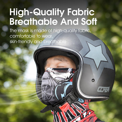 WEST BIKING YP0201393 Summer Sun-proof Magic Scarf Neck Gaiter Breathable Ice Silk Cycling Face Cover