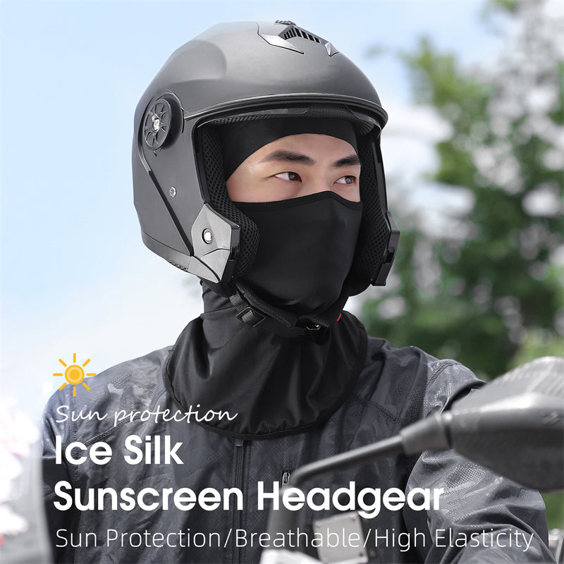 WEST BIKING YP0201403 UV Protection Cycling Head Scarf Headgear Comfortable Ice Silk Neck Gaiter Breathable Neck Cover