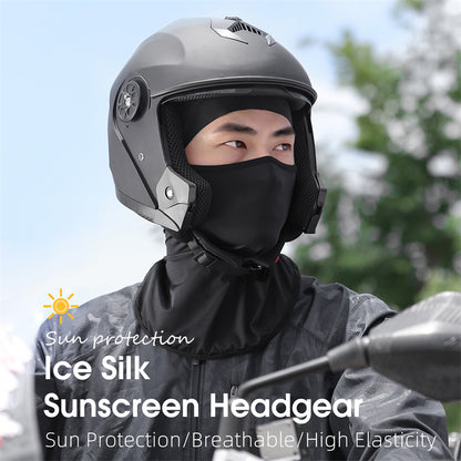 WEST BIKING YP0201403 UV Protection Cycling Head Scarf Headgear Comfortable Ice Silk Neck Gaiter Breathable Neck Cover