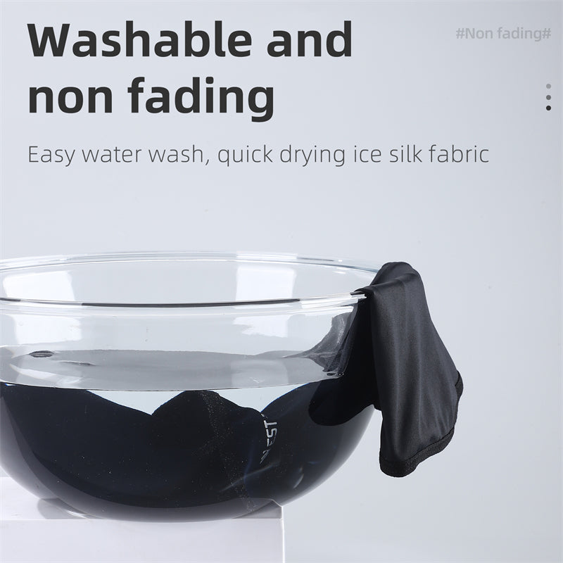 WEST BIKING YP0201403 UV Protection Cycling Head Scarf Headgear Comfortable Ice Silk Neck Gaiter Breathable Neck Cover