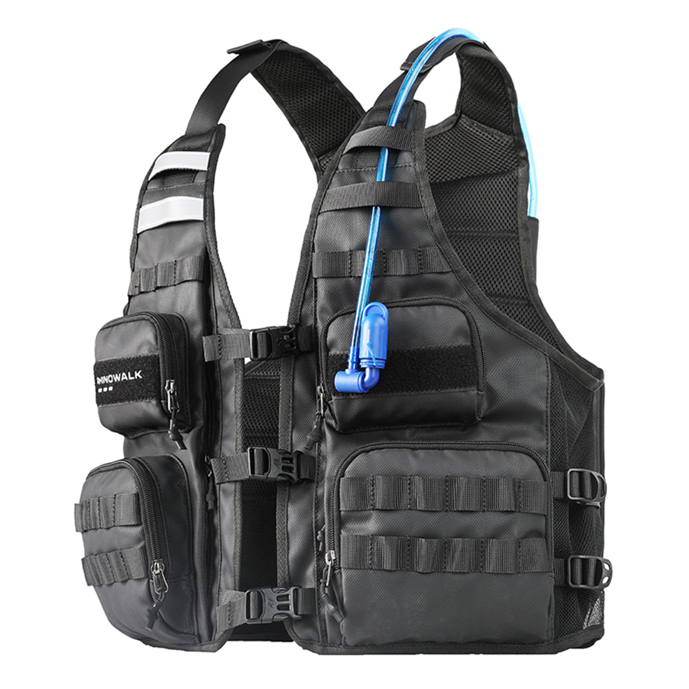 RHINOWALK M2012 Outdoor Sports Vest Multiple Pocket Water Storage System Breathable Fishing Vest for Cycling, Riding