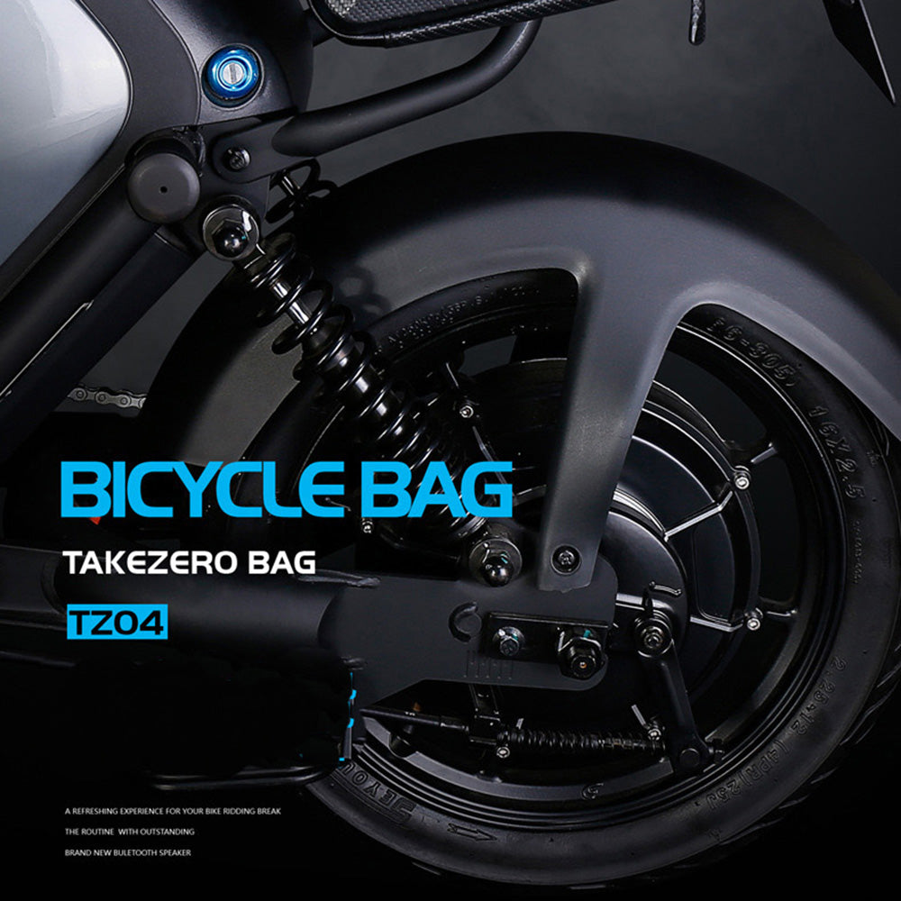 TAKEZERO TZ04 Mountain Bike Top Tube Front Bag MTB Mountain PU+EVA Cycling Phone Pouch
