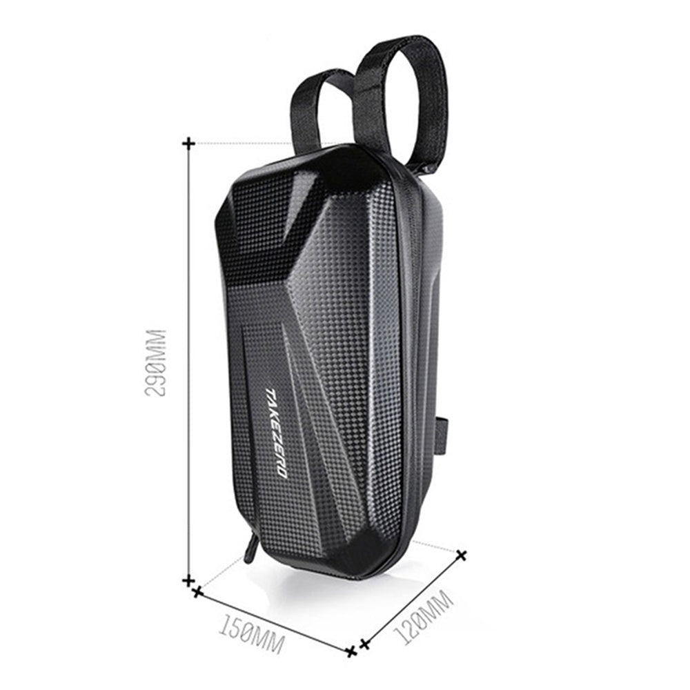 TAKEZERO T08 3L Electric Scooter Handlebar Storage Bag EVA+PU Electric Bike Front Pouch