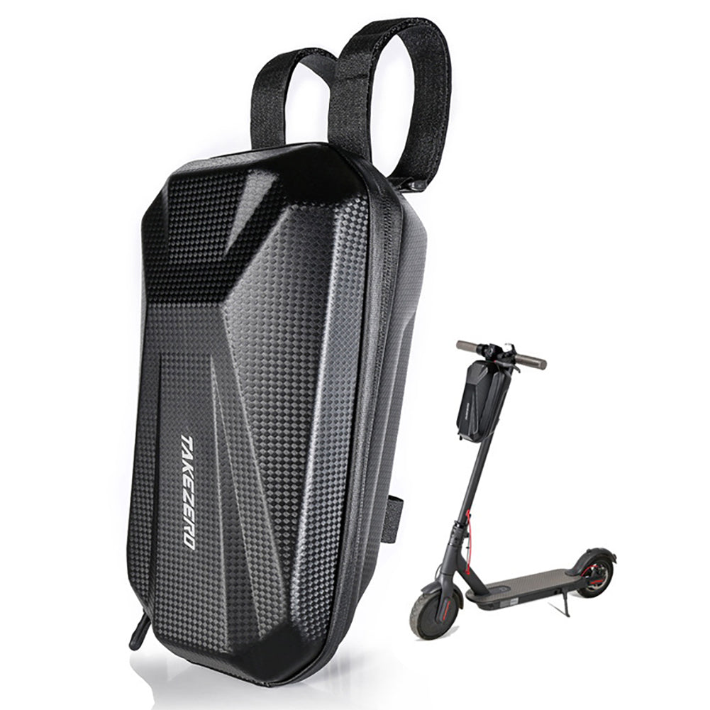TAKEZERO T08 2L Electric Bike Scooter Front Bag EVA+PU Hard Shell Bicycle Handlebar Storage Pouch