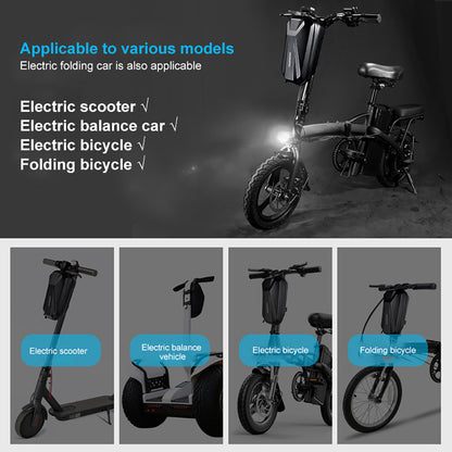 TAKEZERO T08 2L Electric Bike Scooter Front Bag EVA+PU Hard Shell Bicycle Handlebar Storage Pouch