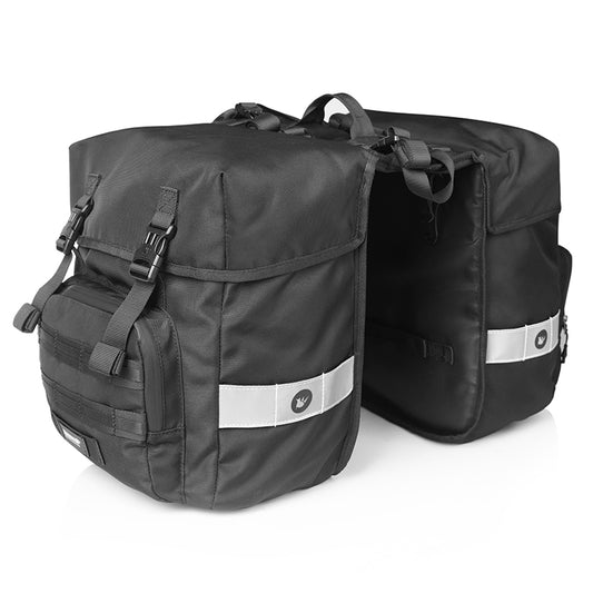 RHINOWALK RK24600 40L Bicycle Rear Seat Pannier Bike Cargo Rack Saddle Bag Cycling Luggage Carrier