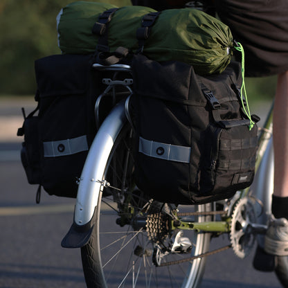 RHINOWALK RK24600 40L Bicycle Rear Seat Pannier Bike Cargo Rack Saddle Bag Cycling Luggage Carrier