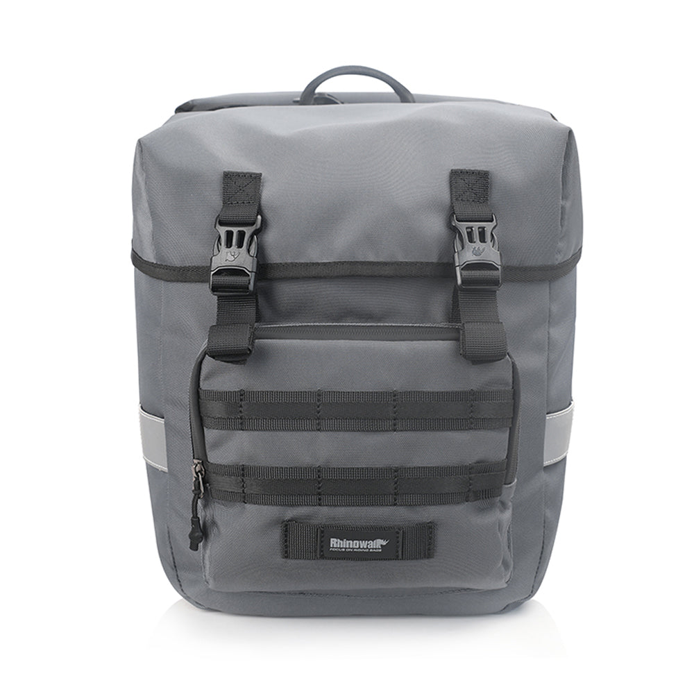 RHINOWALK RK24600 40L Bicycle Rear Seat Pannier Bike Cargo Rack Saddle Bag Cycling Luggage Carrier