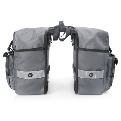 RHINOWALK RK24600 40L Bicycle Rear Seat Pannier Bike Cargo Rack Saddle Bag Cycling Luggage Carrier