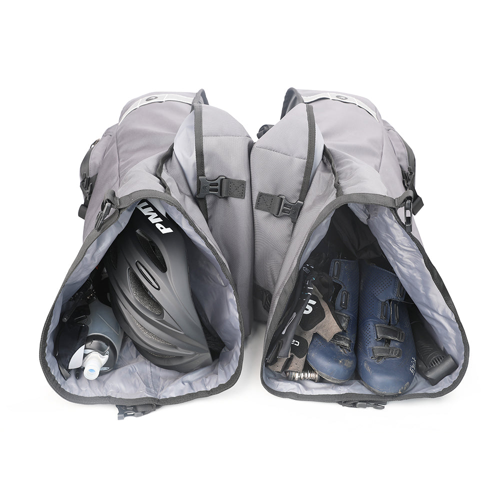 RHINOWALK RK24600 40L Bicycle Rear Seat Pannier Bike Cargo Rack Saddle Bag Cycling Luggage Carrier