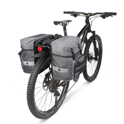 RHINOWALK RK24600 40L Bicycle Rear Seat Pannier Bike Cargo Rack Saddle Bag Cycling Luggage Carrier
