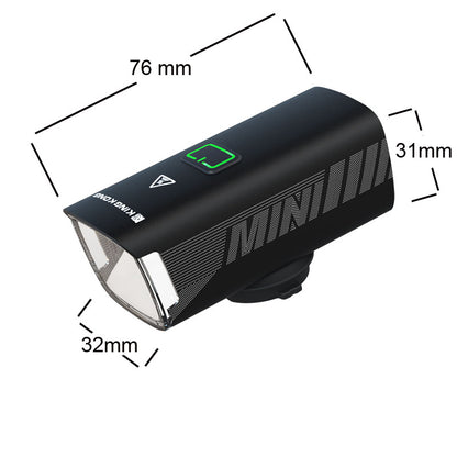 KINGKONG L100-X7 Mini 800LM Metal Bike Headlight Outdoor Cycling Bicycle Light Bicycle Safety Lamp with Lock Base