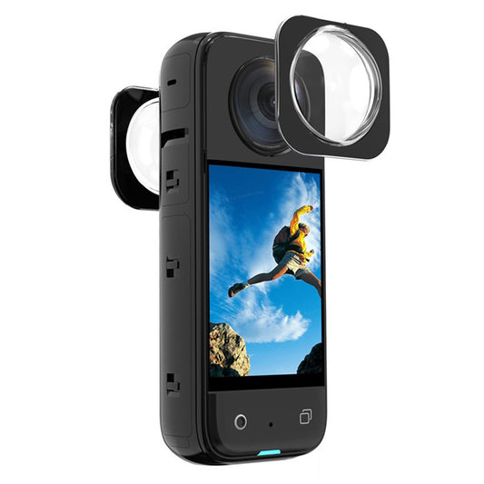 For Insta360 X3 Optical Tempered Glass Front+Back Protective Lens Cover Cap Action Camera Accessories