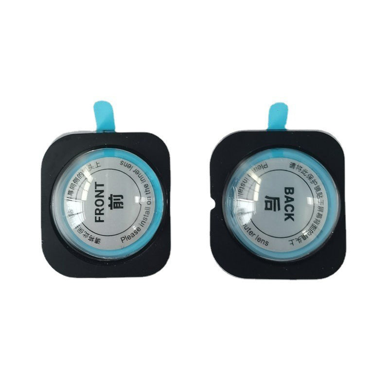 For Insta360 X3 Optical Tempered Glass Front+Back Protective Lens Cover Cap Action Camera Accessories