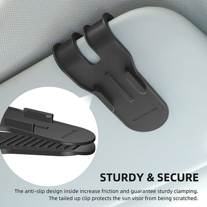 SUNNYLIFE ZJ585 Car Visor Action Camera Mount Adapter Plastic Sport Camera Car Holder