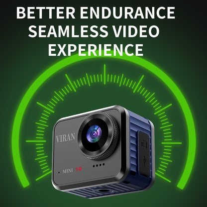 VIRAN V8 4K Outdoor Motorcycle Car Recorder 1.54 IPS HD Screen Action Camera IP68 Waterproof Anti-Shaking Sports Camera