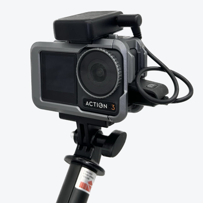 HTX OA4-YPZJX-HTX For DJI Action 4 / 3 / 2 Audio Adapter Cable Sports Camera Type-C to 3.5mm Cable Converter