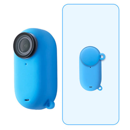 Silicone Case Sleeve for Insta360 Go 3 Thumb Camera Protective Cover with Lens Cap