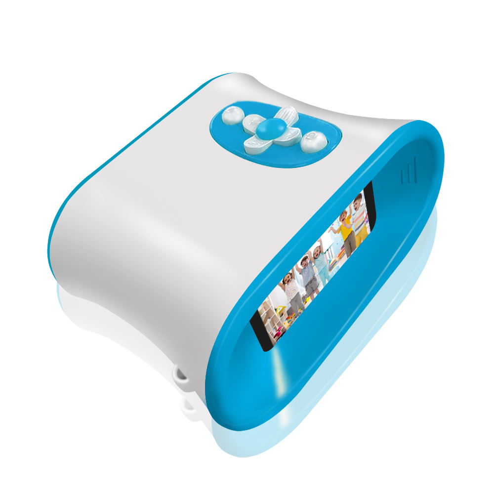 DT15 Kids Microscope Telescope Portable Children Color Digital Camera Binocular with 2.4'' Screen