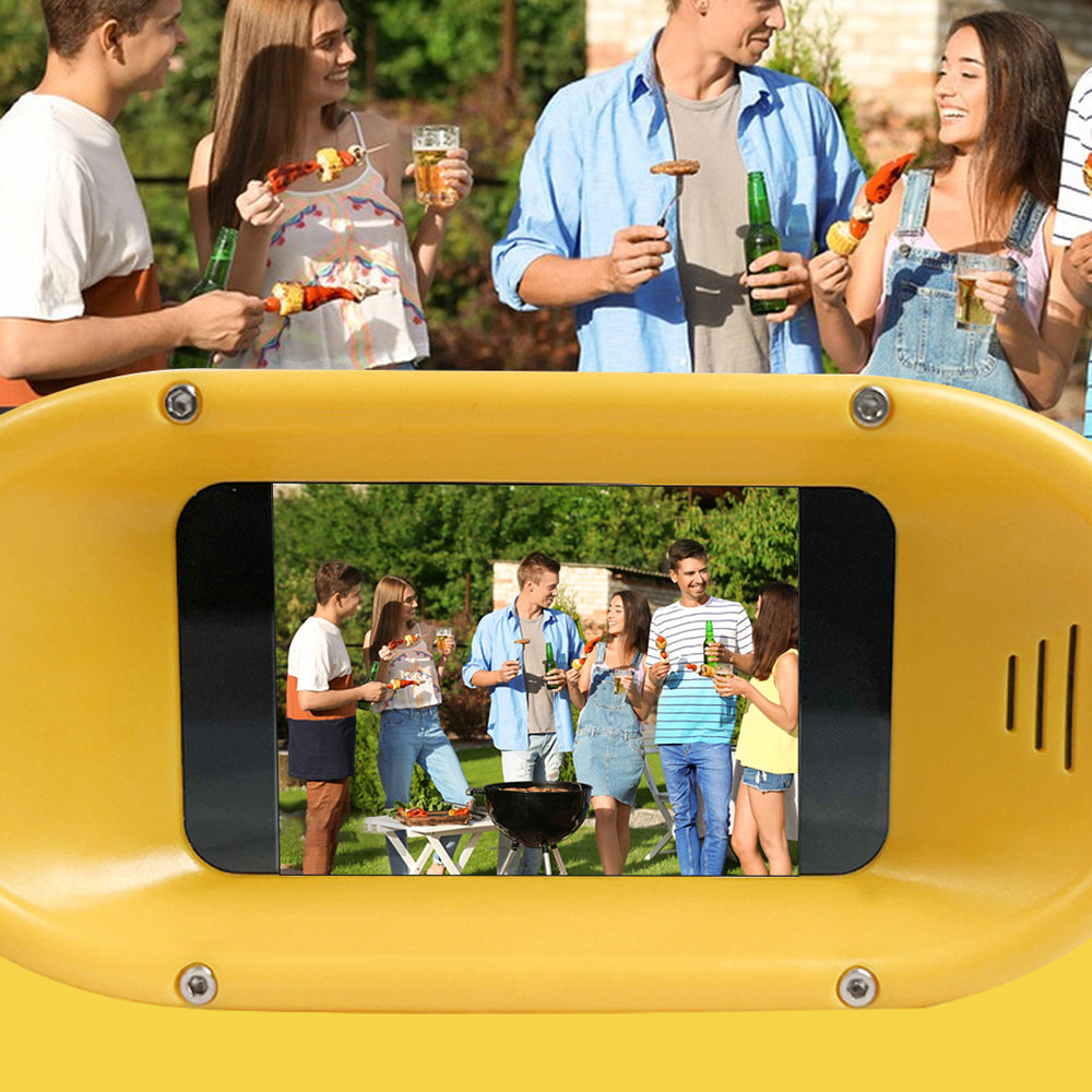 DT15 Kids Microscope Telescope Portable Children Color Digital Camera Binocular with 2.4'' Screen