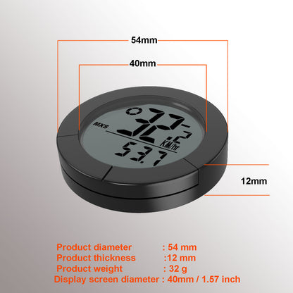 B50-BC23 Bicycle Speedometer with Temperature Measuring Waterproof 1.57 Bicycle Code Meter (Standard Bracket Version)
