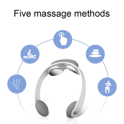 Electric Neck Massager TENS+EMS Pulse Pain Relief Neck Relax Massager with Heat Function