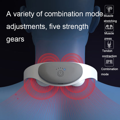 Electric Neck Massager TENS+EMS Pulse Pain Relief Neck Relax Massager with Heat Function