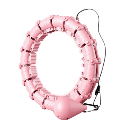 12 Sections Weighted Smart Slimming Hoop Fat Loss Equipment Detachable Massage Fitness Hoop