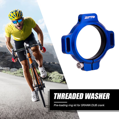 ZTTO DUBKTDQ1 Bicycle Crank Chainring Preloader Adjuster for SRANN DUB Crank Aluminum Alloy Adjuster