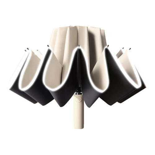 20 Ribs 190T Cloth Automatic Umbrella Sun-proof Rainproof Dual-use Reverse Type Folding Umbrella