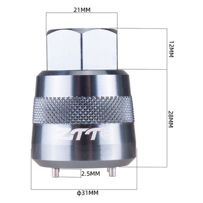 ZTTO Bicycle Crank Arm Remover Wrench Crank Cover Removal Installation Tool for Sram DUB BB30 Bike Repair