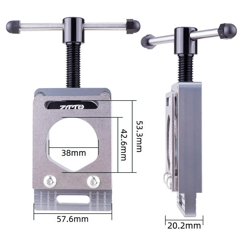 ZTTO JGQ001 Mountain Bike Saw Guide for Road Bike Fork Steerer, Seat Post Adjustable Bike Tube Cutter Bicycle Tools