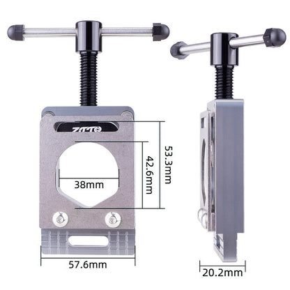 ZTTO JGQ001 Mountain Bike Saw Guide for Road Bike Fork Steerer, Seat Post Adjustable Bike Tube Cutter Bicycle Tools