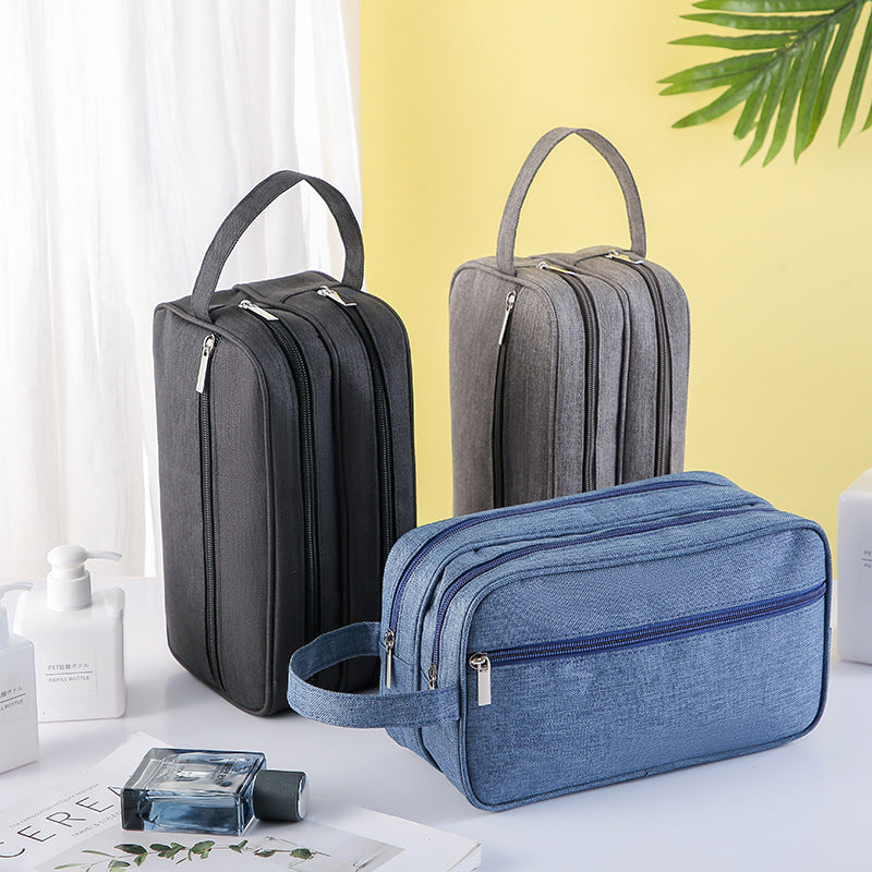 20-35L Men's Toiletry Bag Polyester Travel Face Lotion Organizer Shampoo Storage Bag Handbag