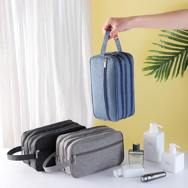 20-35L Men's Toiletry Bag Polyester Travel Face Lotion Organizer Shampoo Storage Bag Handbag
