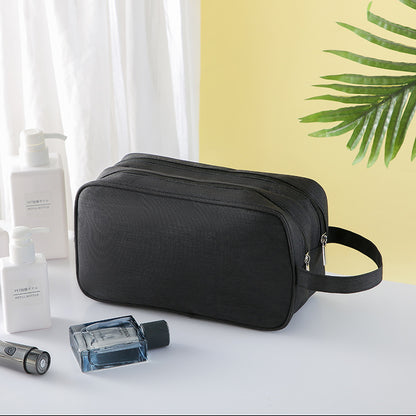 20-35L Men's Toiletry Bag Polyester Travel Face Lotion Organizer Shampoo Storage Bag Handbag