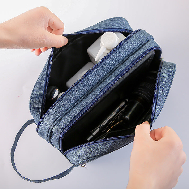 20-35L Men's Toiletry Bag Polyester Travel Face Lotion Organizer Shampoo Storage Bag Handbag