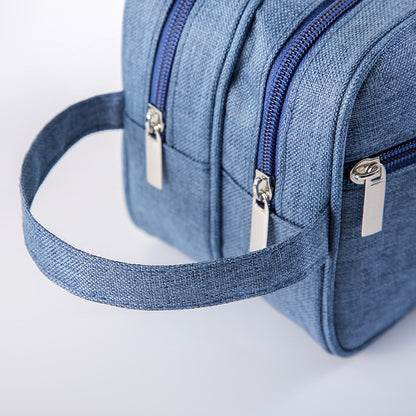 20-35L Men's Toiletry Bag Polyester Travel Face Lotion Organizer Shampoo Storage Bag Handbag