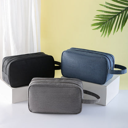 20-35L Men's Toiletry Bag Polyester Travel Face Lotion Organizer Shampoo Storage Bag Handbag