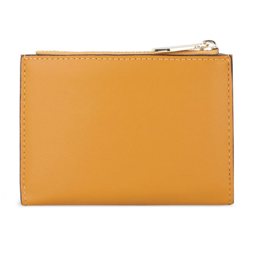 TAILIAN T2602-166 PU Leather Short Wallet Women Cards Cash Holder Purse with Zipper Pocket