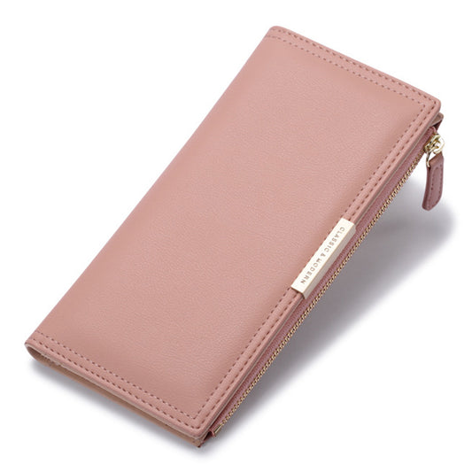 TAILIAN T5076-022 Stylish Zipper Pocket Long Wallet Women PU Leather Clutch Bag Multi Cards Slots Purse