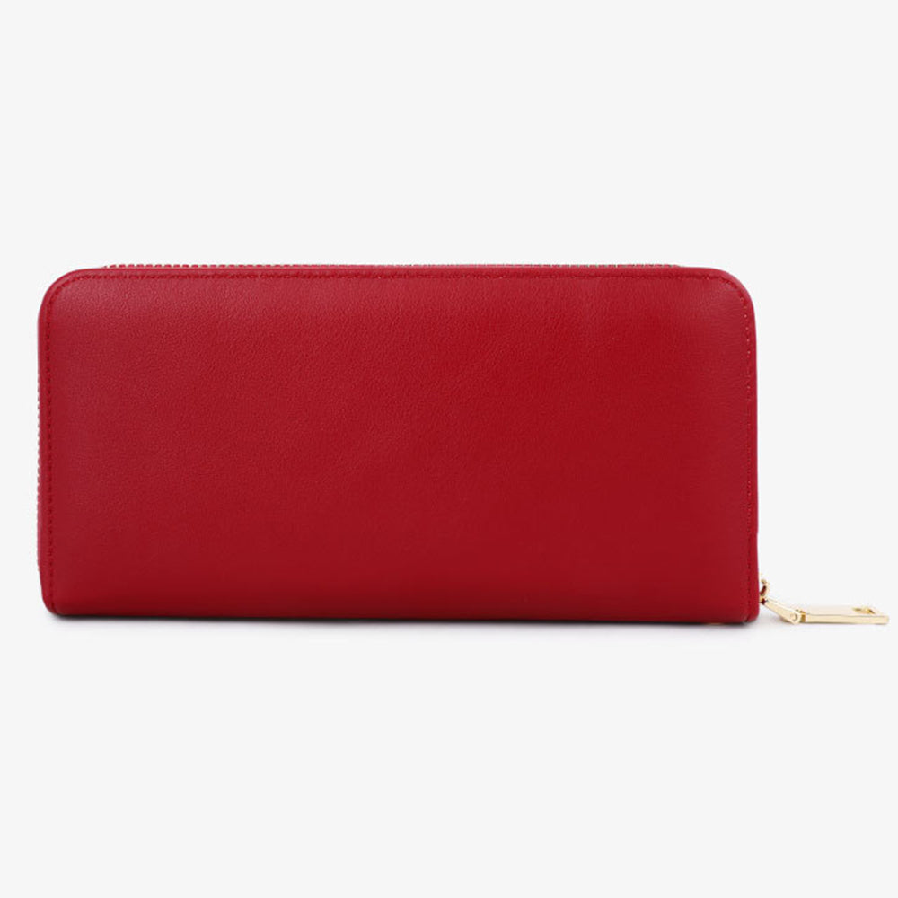 TAILIAN T9612-117 Multiple Card Slots Long Purse Color Splicing PU Leather Women Zipper Clutch