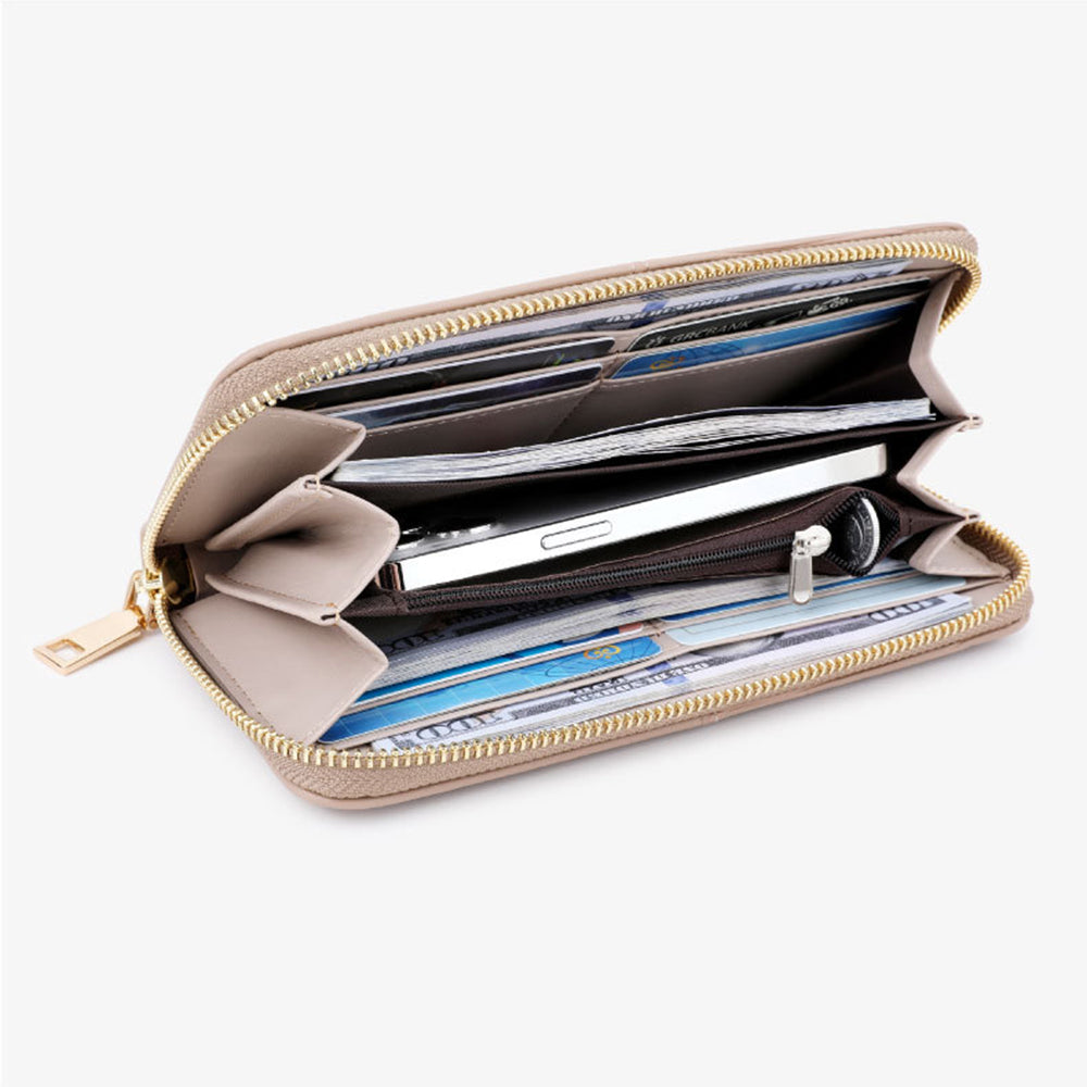 TAILIAN T9612-088 Women's Wallet PU Leather Card Storage Holder Cell Phone Pouch Clutch Bag