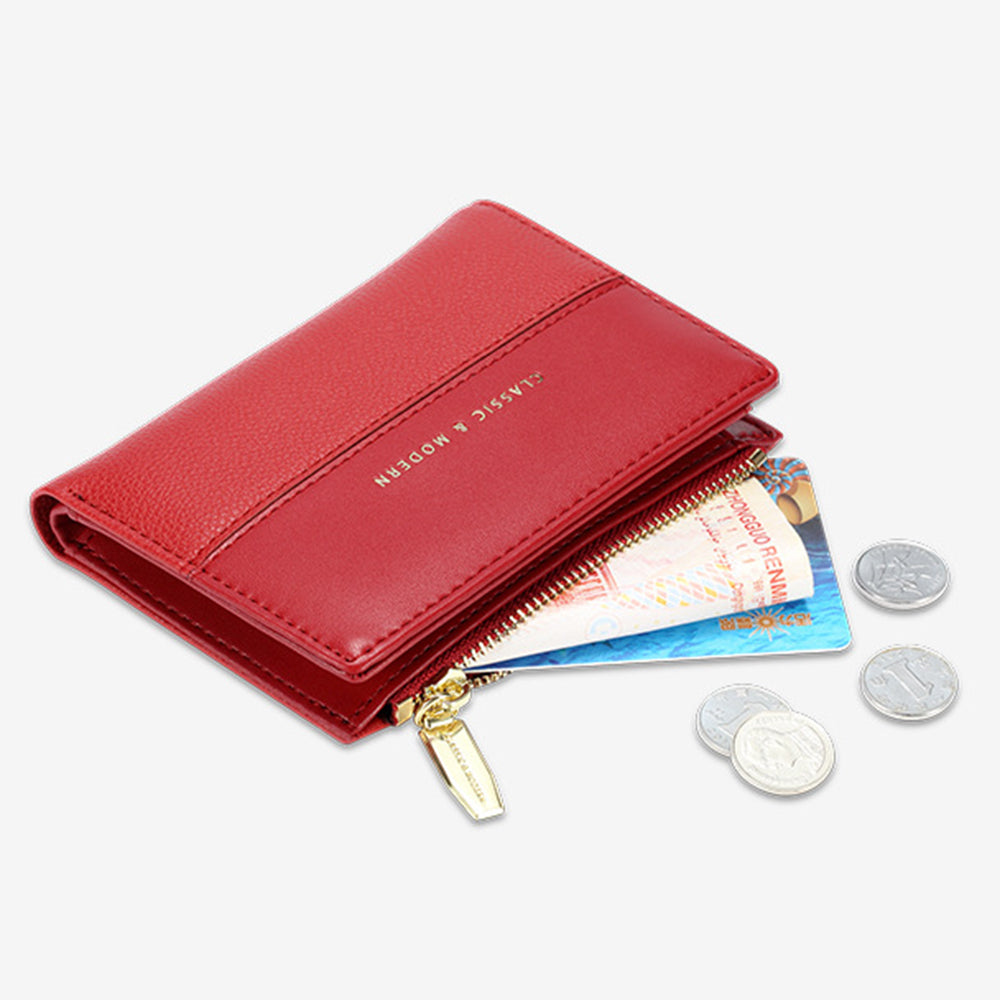TAILIAN T2602-089 Girl's Wallet PU Leather Travel Card Storage Holder Coin Pouch Bag Billfold for Women