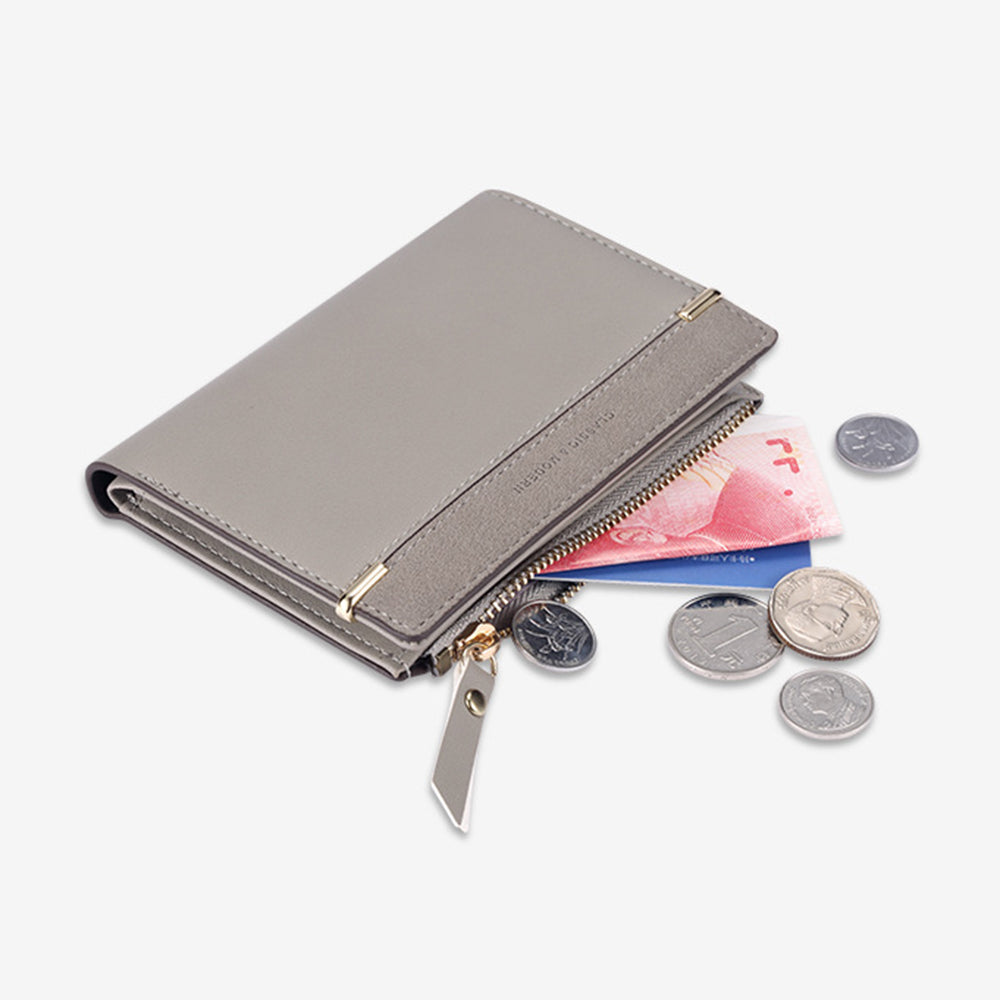 TAILIAN T2602-012 Women's Classic Wallet Matte PU Leather Card Storage Holder Coin Pouch Bag